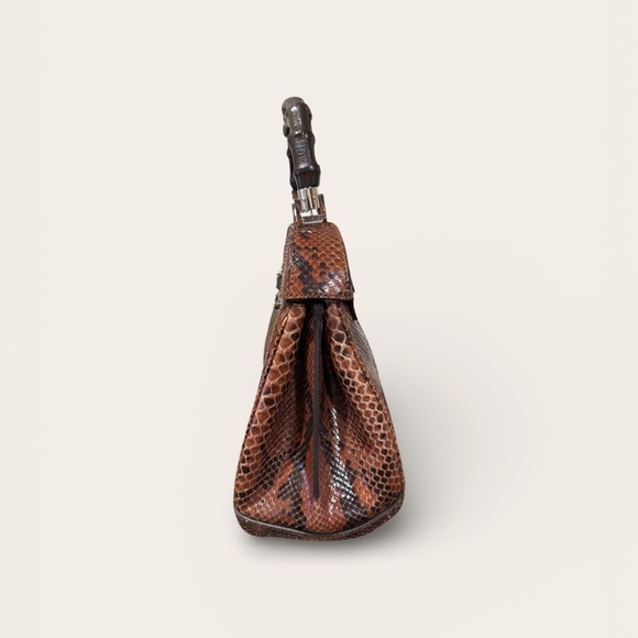 Gucci Lady Lock Python Top Handle Bag - Picture 4 of 14
